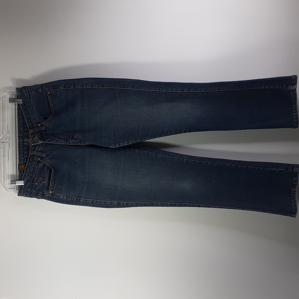 Aura Women's Western Bootcut Blue Jeans Size 8 Short WUT74TD - Picture 3 of 16
